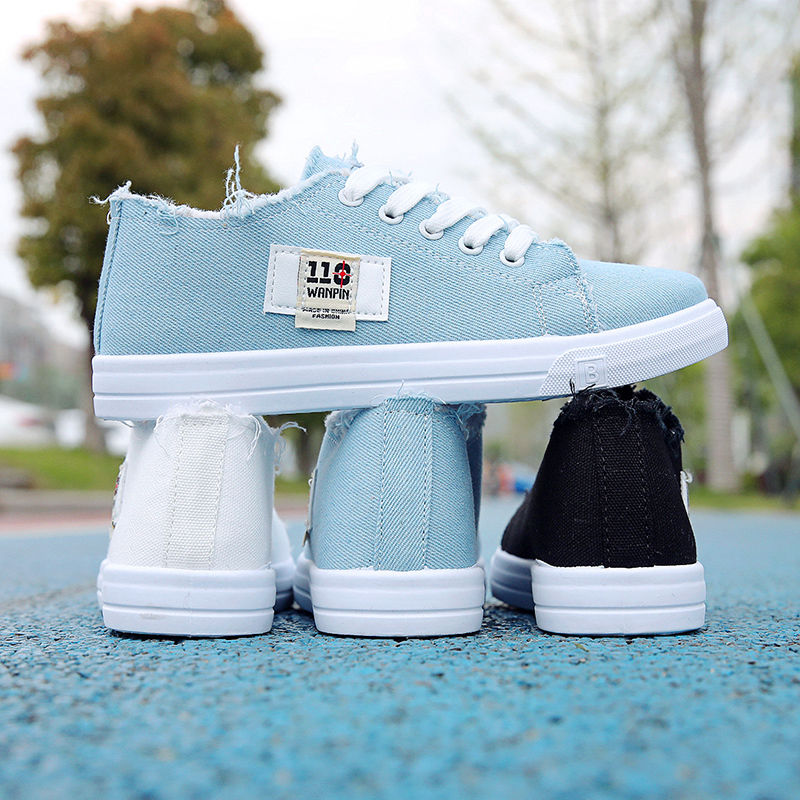Women Fashion Casual Shoes Korean Style 2022 New Summer Street Breathable College Thin Canvas Flat Comfortable Female Trendy Lady Shoes